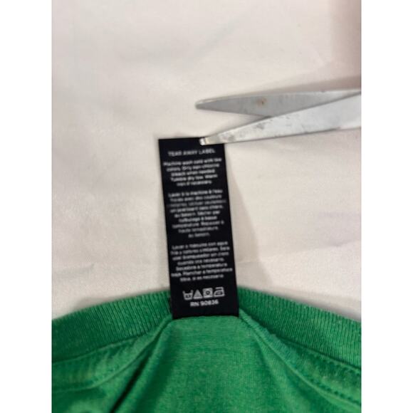 Men's Perfect Tri District Made Bull’s Eye Screen Printing T-shirt XL Green - Picture 11 of 13